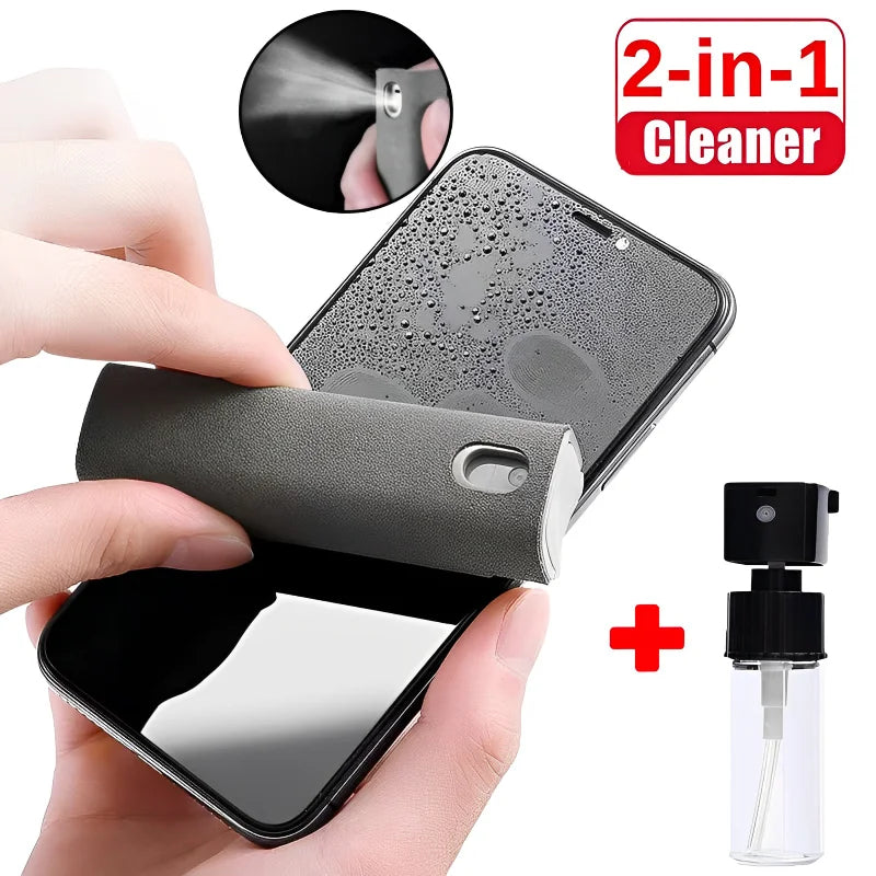 ClearView 2-in-1 Microfiber Screen Cleaner with Spray